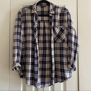 Topshop Long Sleeve Flannel
